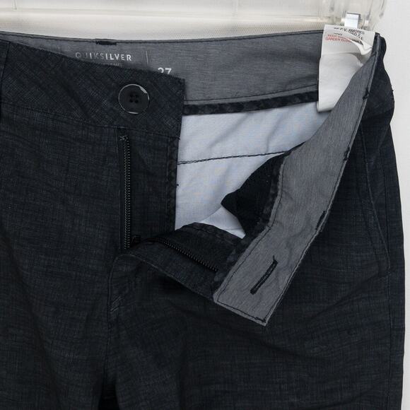 Quiksilver Amphibian Shorts Men’s 27 Charcoal Gray DryFlight Hybrid Water Repel - Picture 7 of 12